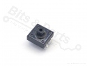 Microswitch drukknop (maakcontact) 12x12mm met cap rood